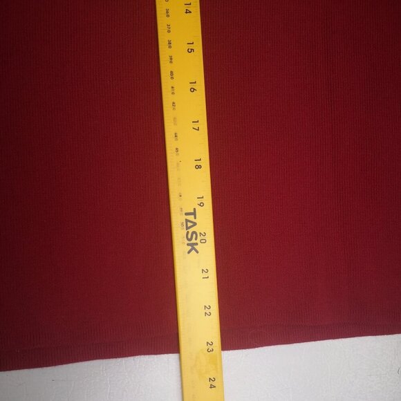 Talbots Ladies Size Large Red Short Sleeves Lightweight Sweater - Picture 9 of 9